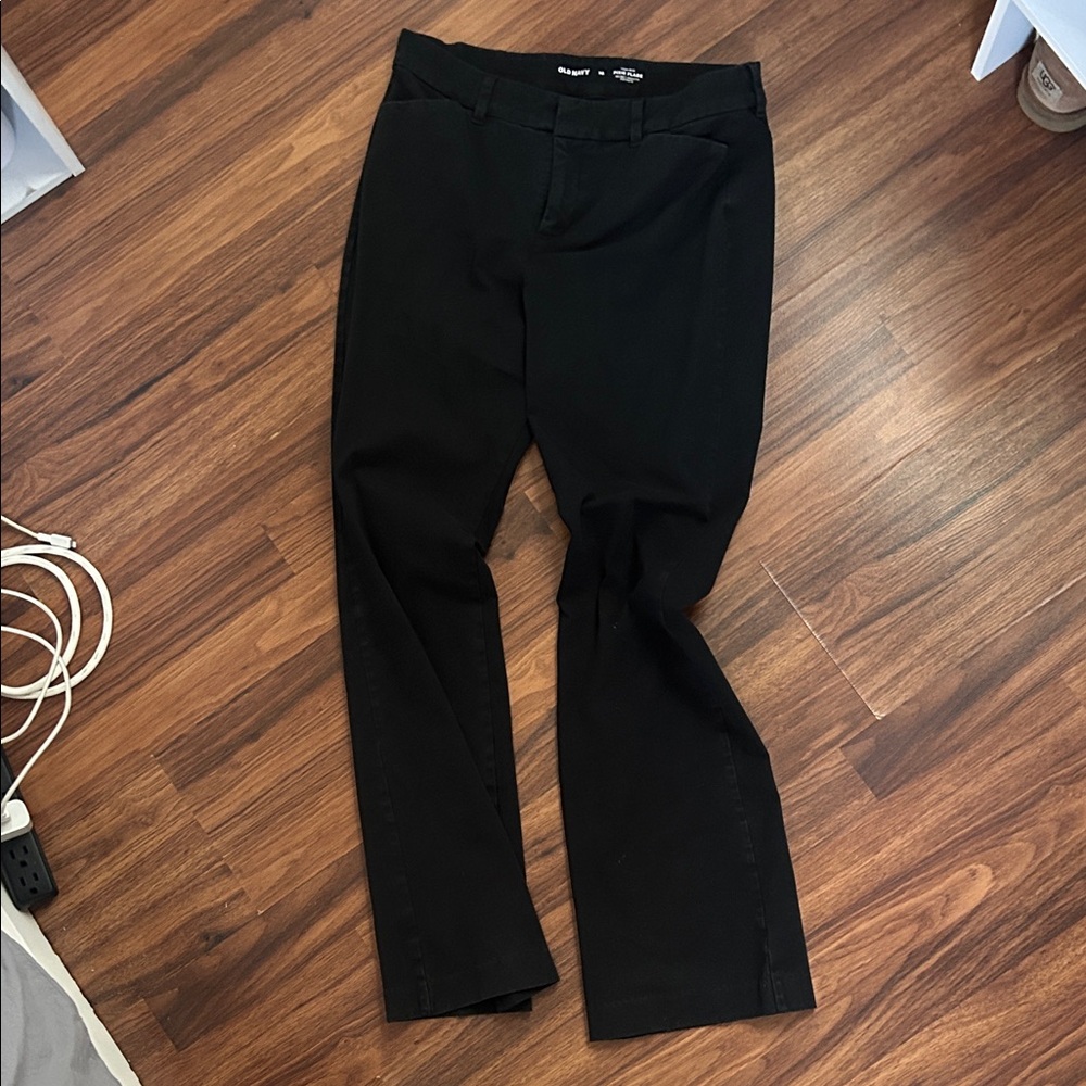 Black stretchy flare Pants